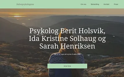 helsepsykologene.no snapshot