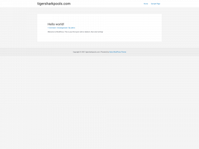 tigersharkpools.com snapshot