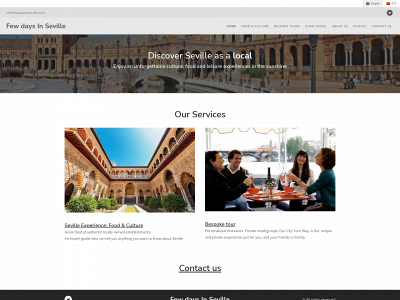 fewdaysinseville.com snapshot