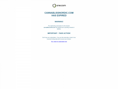 cannablissnordic.com snapshot