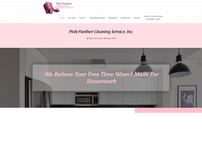 pinkpanthercleaningservice.com snapshot