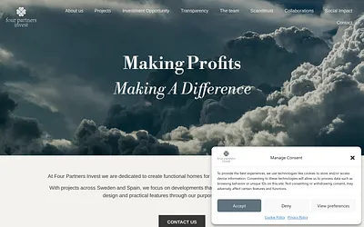 fourpartnersinvest.com snapshot