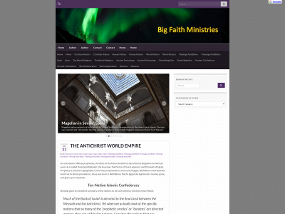 bigfaithministries.com snapshot