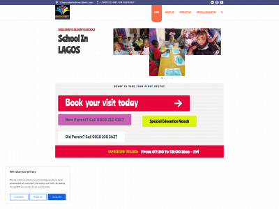 bloomyschools.com snapshot