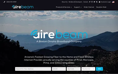 airebeam.com snapshot