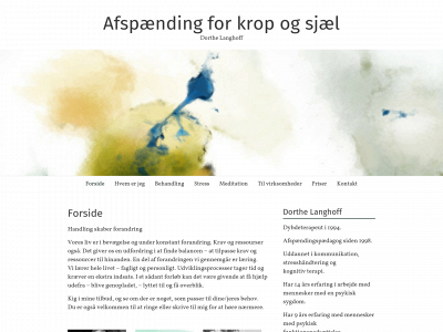 dorthelanghoff.dk snapshot