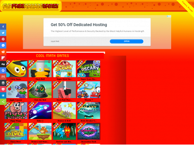 funfreearcadegames.com snapshot