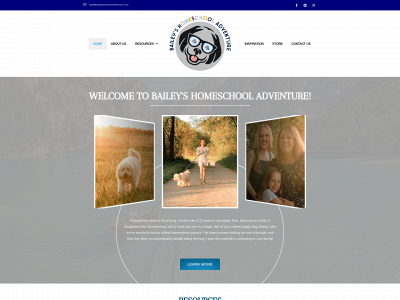 baileyshomeschooladventure.com snapshot