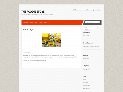 thefoodiestore.com snapshot