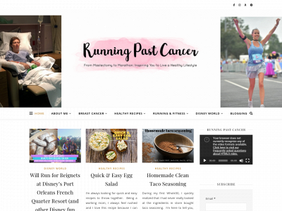 runningpastcancer.com snapshot