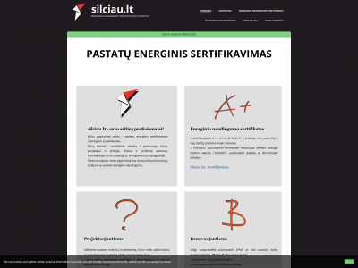 silciau.lt snapshot