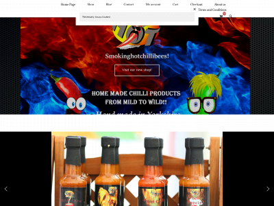 smokinghotchillibees.com snapshot