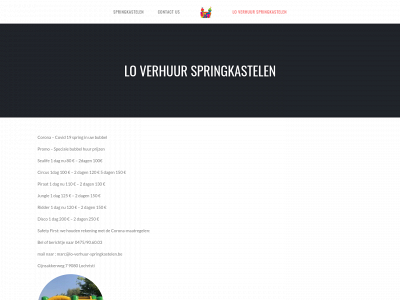 lo-verhuur-springkastelen.be snapshot