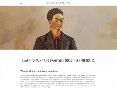 www.selfie-portraits.com snapshot