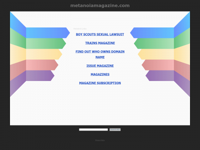 metanoiamagazine.com snapshot