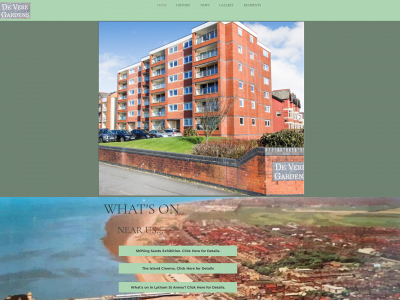 de-vere-gardens.co.uk snapshot