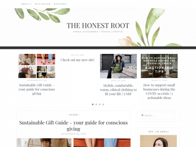thehonestroot.com snapshot