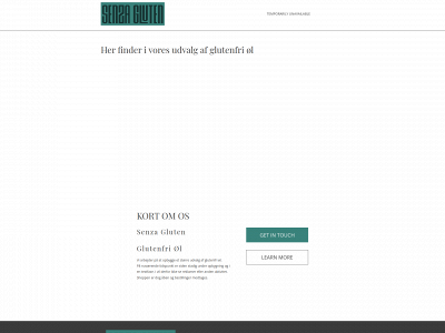 senzagluten.dk snapshot