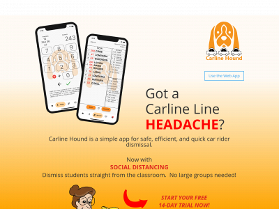 carlinehound.com snapshot