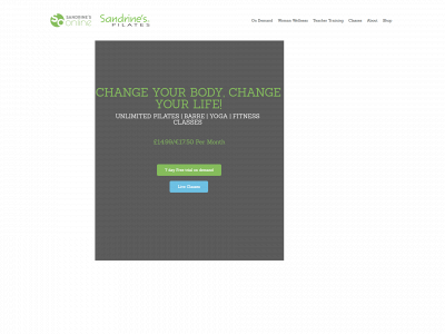 sandrines.online snapshot