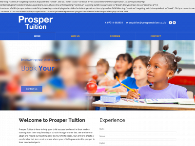 prospertuition.co.uk snapshot