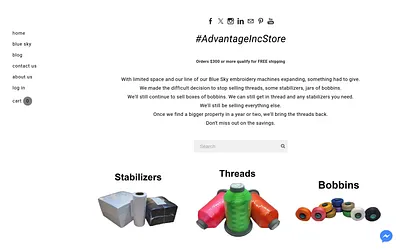 www.advantageincstore.com snapshot