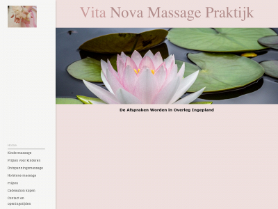 vitanovamassage.nl snapshot