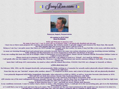 joeylee.com snapshot