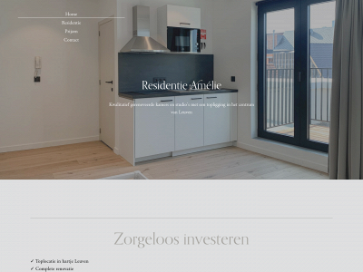 residentieamelie.be snapshot