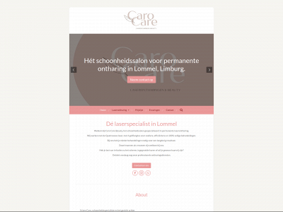 carocarebeauty.be snapshot