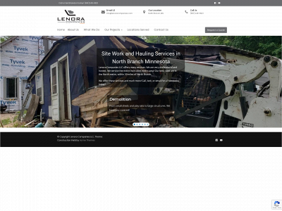 lenoracompanies.com snapshot