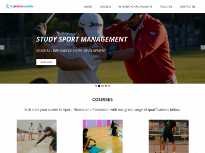 www.acesports.edu.au snapshot