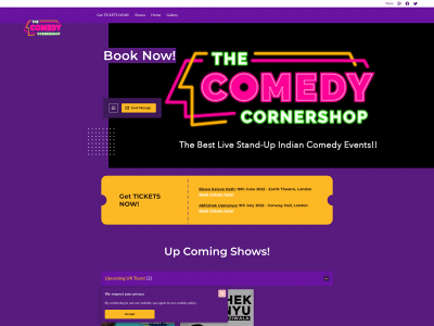 comedycornershop.com snapshot