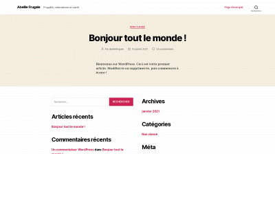 abeillefrugale.com snapshot