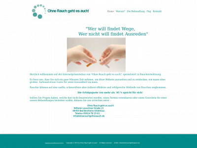 ohnerauchgehtesauch.de snapshot