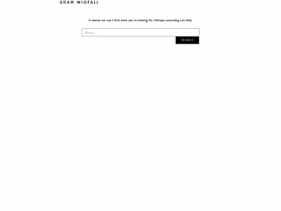 adamwigfall.com snapshot