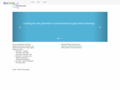 biochaintechnology.com snapshot