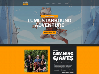 dreaminggiants.co.uk snapshot