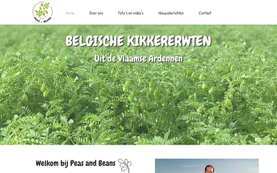 peasandbeans.be snapshot