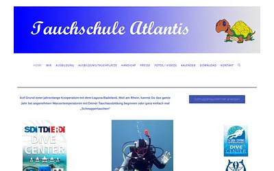 tauchschule-atlantis.com snapshot