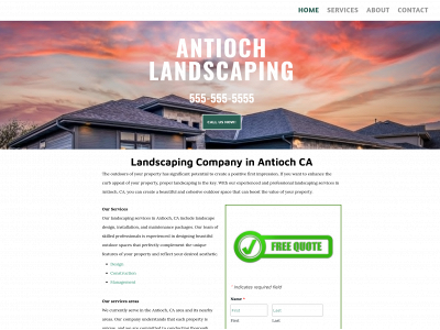 www.antiochlandscapingpro.com snapshot