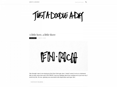 justadoodleaday.com snapshot