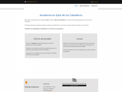 www.academiaexeter.es snapshot