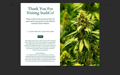 stashcocannabis.com snapshot