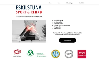 eskilstunasportrehab.se snapshot