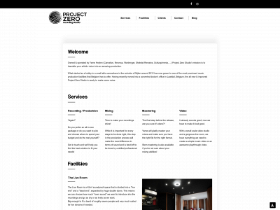 projectzerostudio.com snapshot