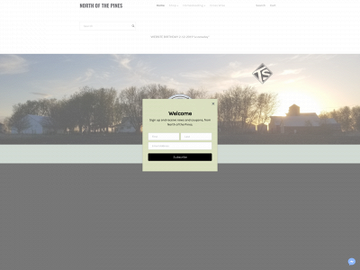 www.northofthepines.com snapshot