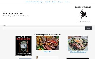diabetes-warrior.net snapshot