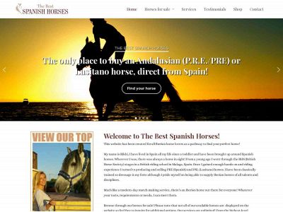 thebestspanishhorses.com snapshot