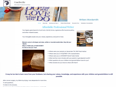 coachwrite.com snapshot